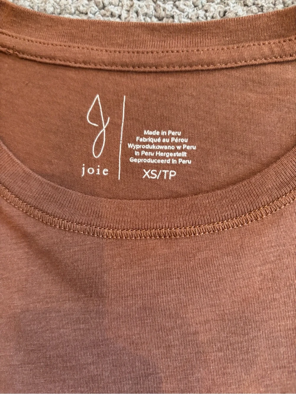 Cute Joie One Pocket Tank Top (Dusty Rose) - Picture 6 of 8